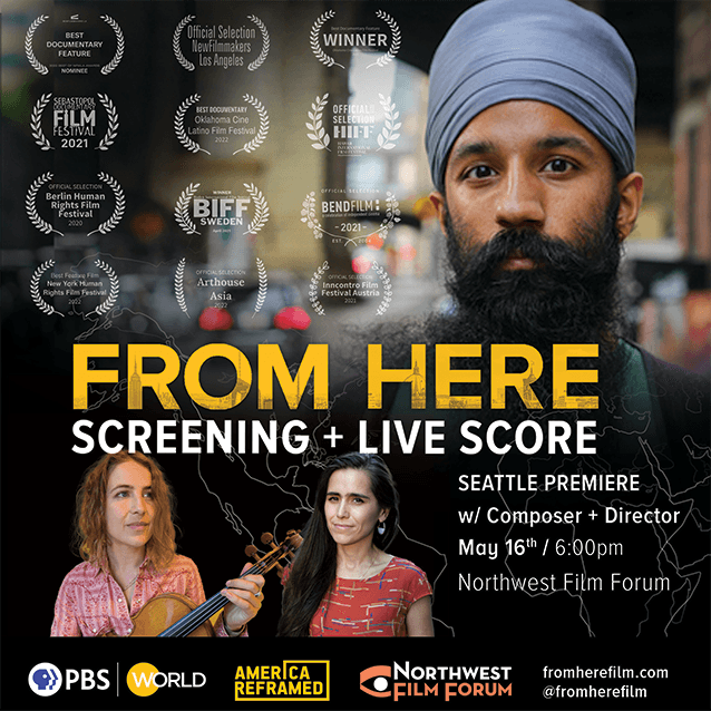FROM HERE— Screening + Live Score with Composer Alex Guy at the Northwest Film Forum, Seattle WA