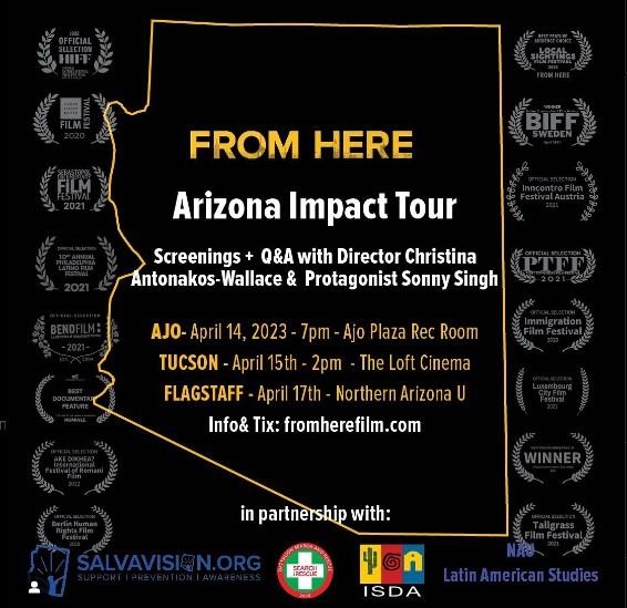 FROM HERE— Ajo Historical Plaza, AJO, AZ The Battalion Search & Rescue and Intl. Sonoran Desert Alliance 