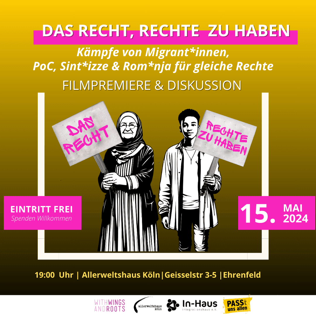 “The Right to Have Rights” – Cologne film premiere and audience discussion