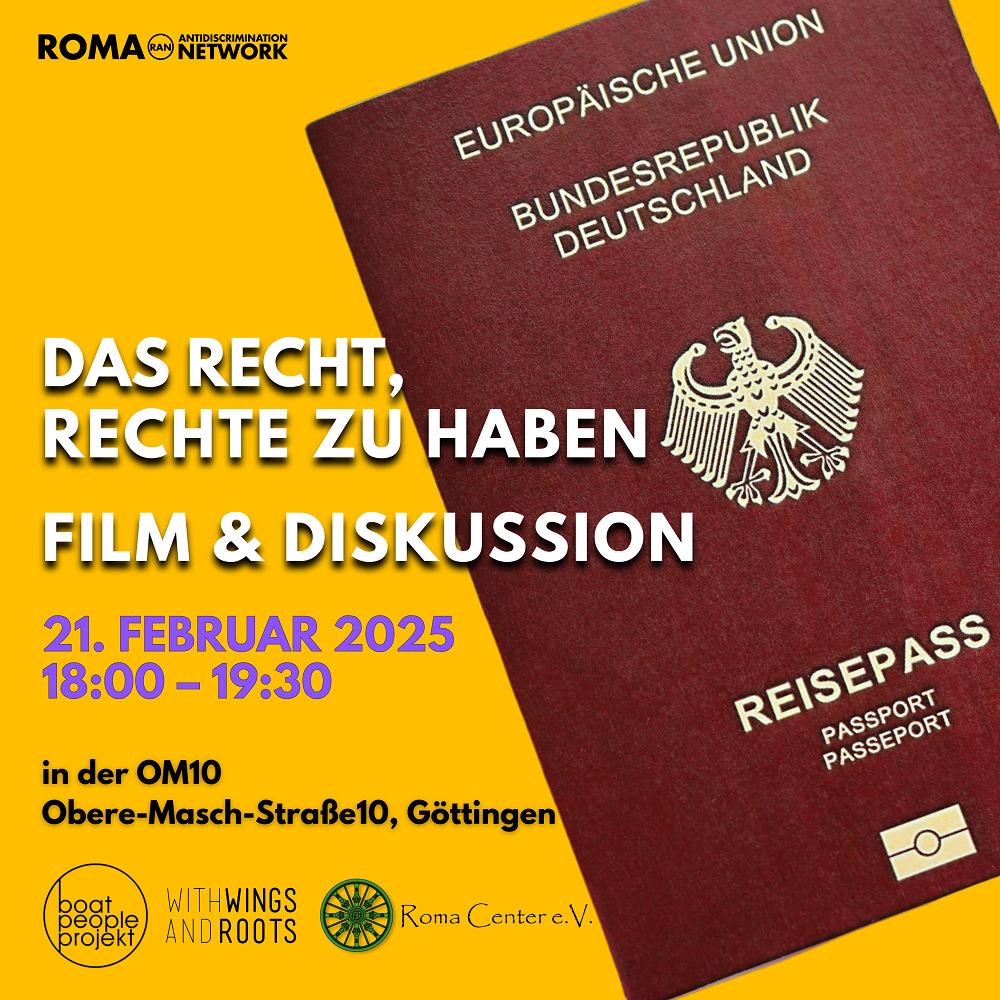 “Das Recht, Rechte zu haben” Screening – Göttingen